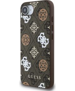 Guess PU 4G Peony MagSafe Case Aizsargapvalks priekš Apple iPhone 16e