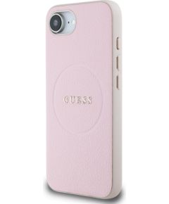 Guess PU Grained Classic Logo MagSafe Case Aizsargapvalks priekš Apple iPhone 16e