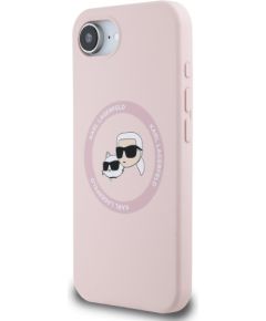 Karl Lagerfeld Liquid Silicone K&CH Heads MagSafe Case Чехол для Apple iPhone 16e