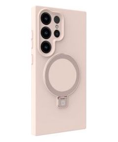 Evelatus Samsung  Galaxy S25 Ultra Premium Magnetic with Stand Soft Touch Silicone Case Pink Sand