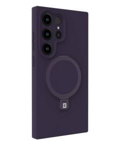 Evelatus Samsung  Galaxy S25 Ultra Premium Magnetic with Stand Soft Touch Silicone Case Purple