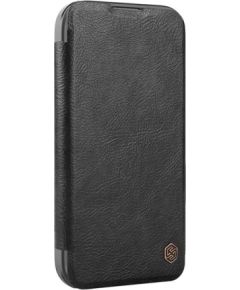 Etui Nillkin Qin Prop Leather iPhone 16 (czarny)