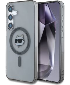 Karl Lagerfeld Button Choupette Head Printed Logo MagSafe Чехол для Samsung Galaxy S25