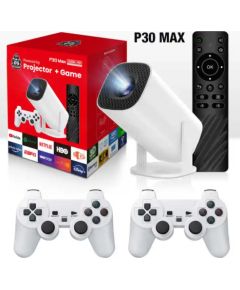RoGer RO-P30MAX Ретро Игровой Проектор + 2 Джойстика / 30000+ игр / 4K / Wifi