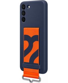 EF-GS906TNE Samsung Silicone Cover with Strap for Galaxy S22+ Navy  (Damaged Package)