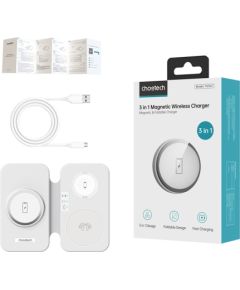 Choetech T616-F 3-in-1 inductive charger (white)