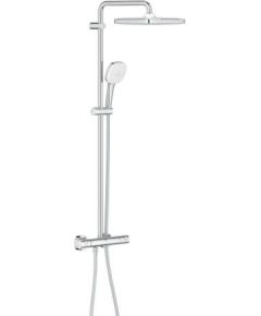 Grohe dušas sistēma ar termostatu Tempesta 250 Cube, ar rokas dušu Tempesta 110, hroms