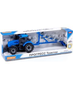 Polesie Трактор Прогресс с плугом , инерция, в коробке  42,4 cm PL91291