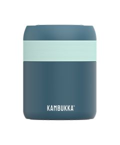 BORA ĒDIENU TERMOSS 600ML, MATĒTS, TUMŠI ZILS, NER.TĒR., Kambukka
