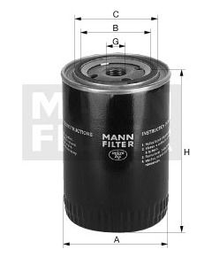 Mann-filter Eļļas filtrs W 7053