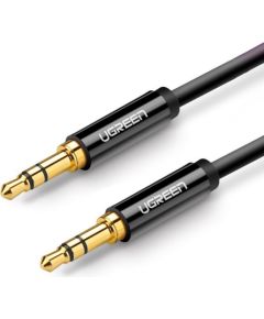 Аудиокабель Ugreen AV112 3,5mm to 3,5mm 1.0m черный