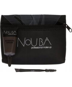 NOUBA_SET Brow Improver 30 Eyebrow Cream + Double Ended Applicator + Stencils żel do stylizacji brwi + pędzelek do brwi + szablony