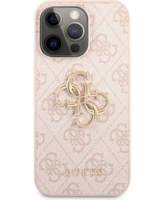 GUHCP13X4GMGPI Guess PU 4G Metal Logo Case for iPhone 13 Pro Max Pink