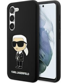 Karl Lagerfeld KLHCS23SSNIKBCK S23 S911 hardcase czarny|black Silicone Ikonik