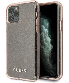 Guess GUHCN58PCGLPI iPhone 11 Pro różowy|pink hard case Glitter