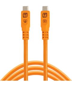 Tether Tools cable USB-C - USB-C TetherPro Optima 10G 3m, orange