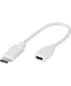 Vivanco адаптер USB-C - microUSB 2.0 10см (45285)
