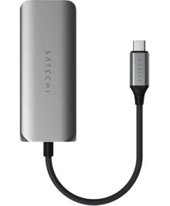 SATECHI 4-in-1 USB-C Hub with 2.5 Gigabit Ethernet - Space Gray