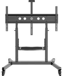 ONKRON Mobile TV Stand Rolling TV Cart for 50 to 100-Inch Screens up to 120 kg, black