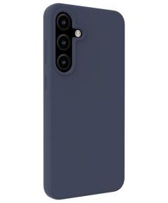 Evelatus Samsung  Galaxy S25 Premium Magnetic Soft Touch Silicone Case Dark Blue