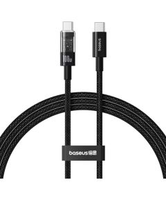 Baseus Gem USB C to USB C fast charging cable 1 m 100 W Black