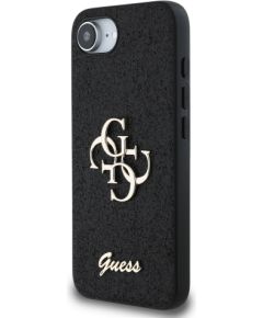 Guess PU Fixed Glitter 4G Metal Logo Case Aizsargapvalks priekš Appe iPhone 16e