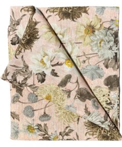 Table mat LONETA NEW 136x220cm, pink chrysanthemum