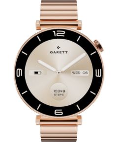 Išmanusis laikrodis su lietuvišku meniu Garett Rose Gold Solid steel