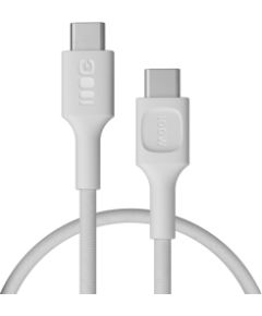 Kabelis Green Cell PowerStream USB Type-C Male - USB Type-C Male 100W White 0.3m