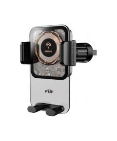 Dudao F19 clamp turētājs ar 15 W induktīvo lādētāju - melns
