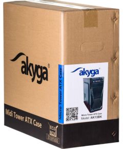 Akyga AK13BK computer case Micro Tower Black