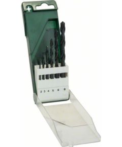 Metāla urbju komplekts Bosch HSS-G; 2-8 mm; 6 gab.
