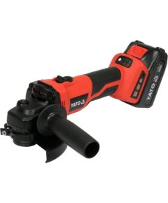Akumulatora leņķa slīpmašīna Yato YT-828295; 18 V