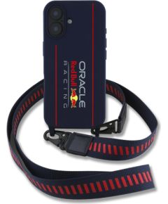 Red Bull Silicone Vertical Logo MagSafe Case + Crossbody Strap Чехол и ремешок через плечо  для Apple iPhone 16