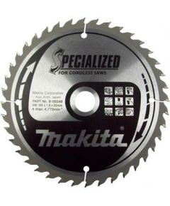Griešanas disks kokam Makita; 165x1,6x20,0 mm; Z40; 18°