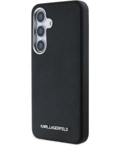 Karl Lagerfeld PU Saffiano Metal Logo and Frame Case Aizsargapvalks priekš Samsung Galaxy S25 Plus