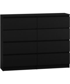 Top E Shop Topeshop M8 120 CZERŃ chest of drawers