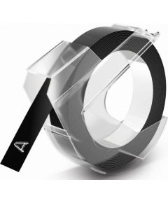 Dymo тейп 9 мм 3 м Glossy, черный