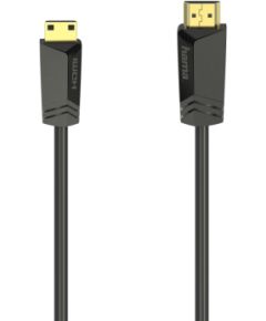 Hama 00205015 High Speed HDMI Cable, Plug Type-A - Plug Type-C (Mini), Ethernet 1.5m