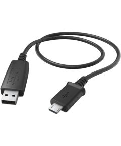 Hama 00173672 Charging/Data Cable, Micro-USB 0.6m Black