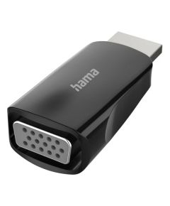 Hama 00200344 Video Adapter, HDMI Plug - VGA Socket, Full HD 1080p