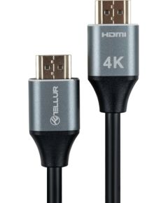 Tellur High Speed HDMI 2.0 cable, 4K 18Gbps plug-plug Ethernet gold-plated 1.5m black