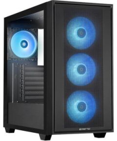 Case CHIEFTEC HUNTER 3 MidiTower Case product features Transparent panel Not included ATX EATX MicroATX MiniITX Colour Black GS-03B-OP