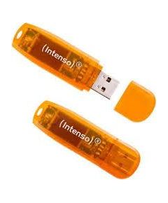 MEMORY DRIVE FLASH USB2 2X64GB/RAINBOW 3502492 INTENSO