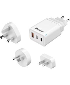 Sandberg 441-59 3in1 TravelCharger EU+UK+US+AUS
