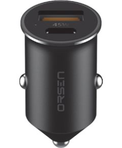 Orsen C8 45W Mini Car Charger black