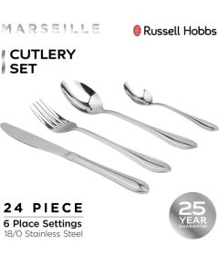 Russell Hobbs RH02224EU7 Marseille cutlery set 24pcs