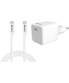 Sandberg 441-58 USB-C 20W Charger + cable 1M