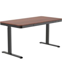 ACTIVEJET desk with electric height adjustment 140x70 ET119W-C black/walnut
