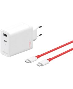 OnePlus Charger SUPERVOOC 120W 2 Ports with Cable White